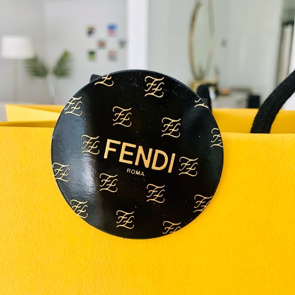 SOLD!! Fendi Paper Shopping Storage Gift Bag - Picture 7 of 9